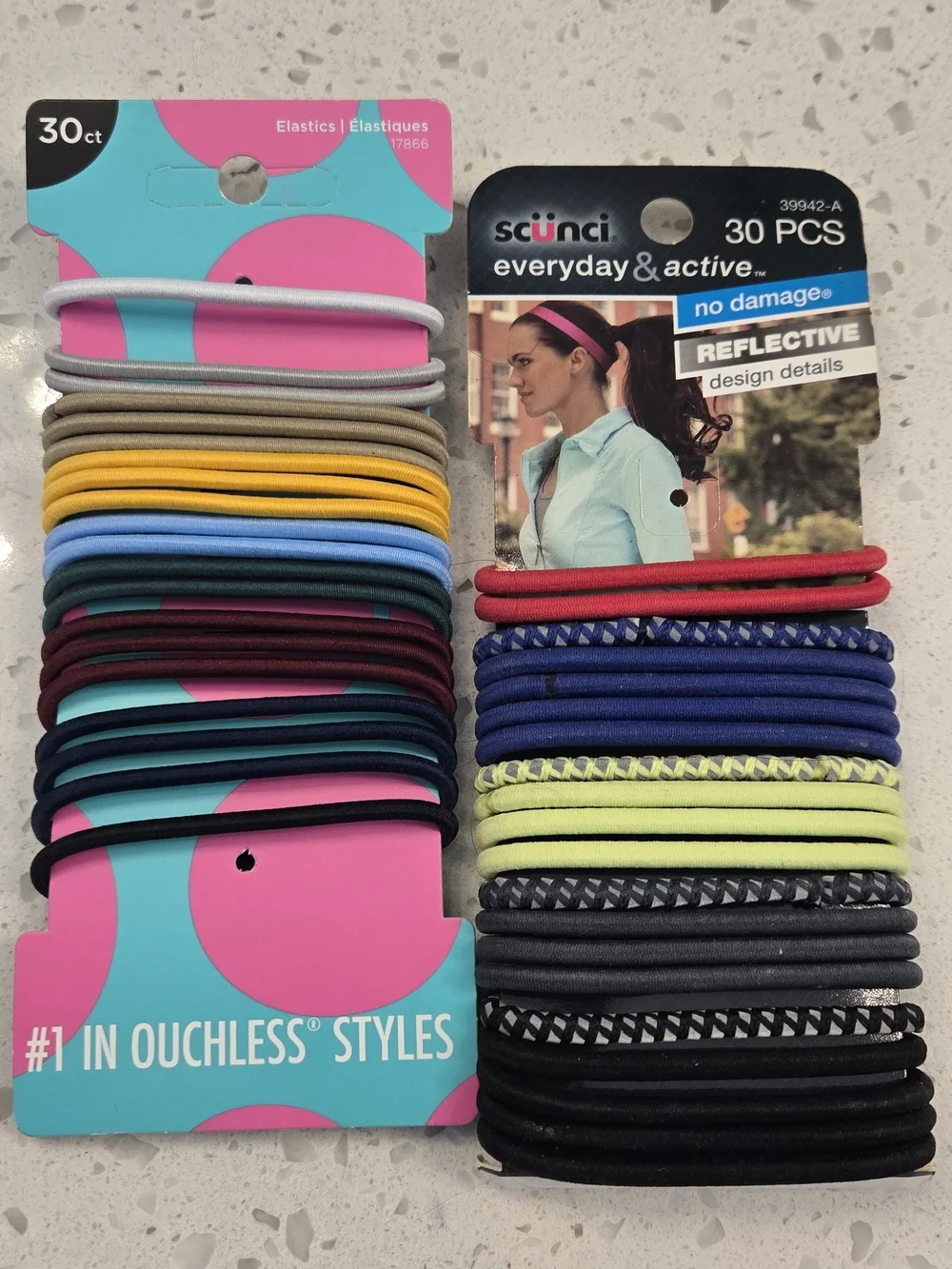 Hair Accessory Bundle - Various Clips, Hair Ties, & Headbands